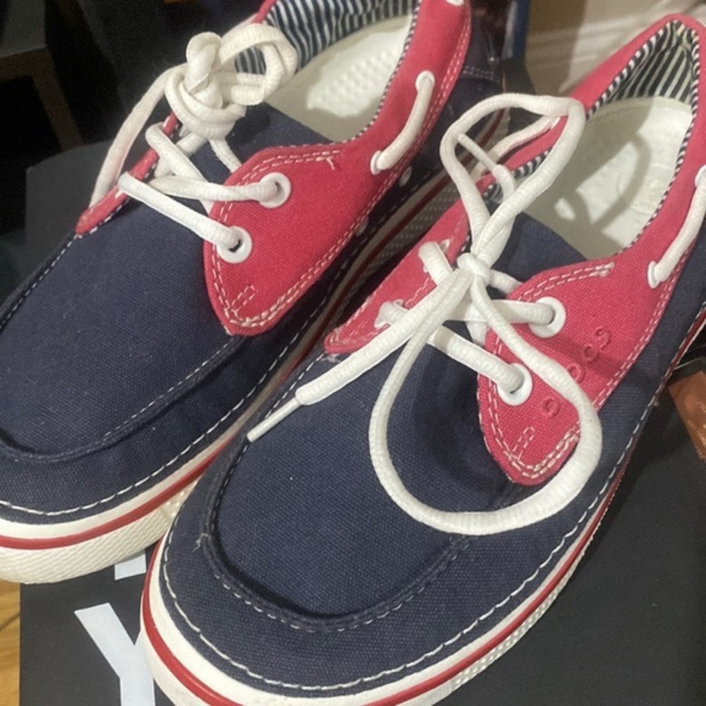 Used croc loafers